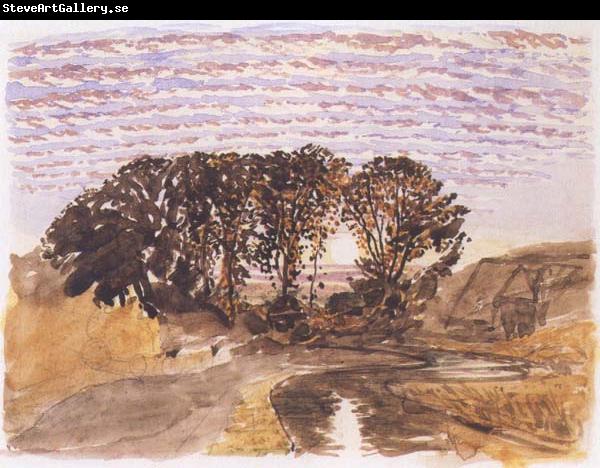 Samuel Palmer Study for The Watermill